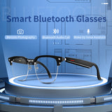 E13-06 Blu-ray Bluetooth Glasses for Men and Women，Bluetooth Sunglasses Open Ear Speaker Music and Hand-Free Call