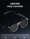 G-01 Sunglasses Bluetooth Glasses,New Wireless Bluetooth Glasses,Smart Audio Glasses,Men's/Women's Indoor And Outdoor Entertainment Smart Glasses,Including 2 Magnetic Charging Wires